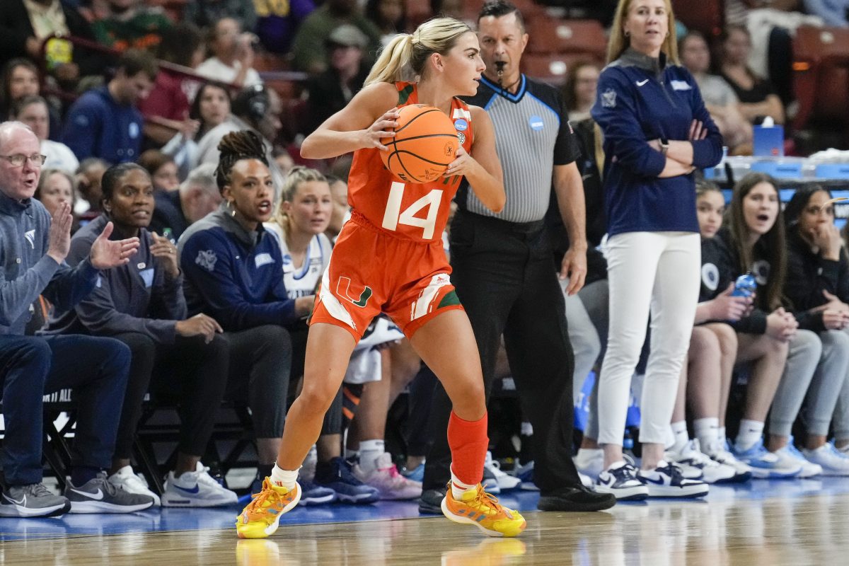 NCAA Womens Basketball: Greenville Regional Semifinals - Miami vs Villanova