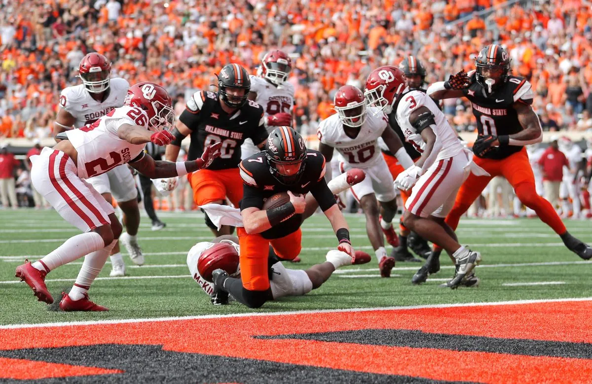 No. 20 Oklahoma State comes back to secure Big 12 Championship