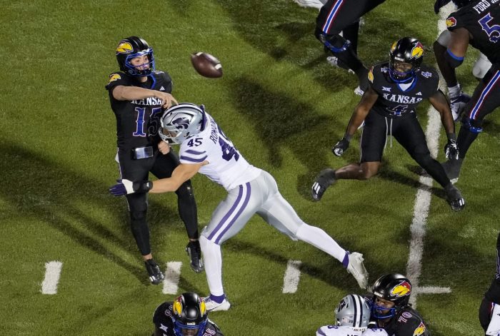 NCAA Football: Kansas State at Kansas