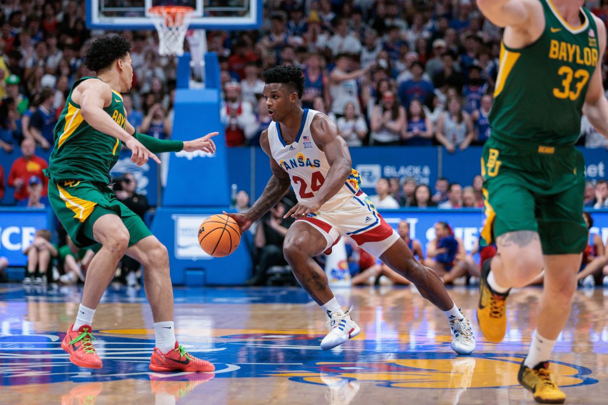 NCAA Basketball: Baylor at Kansas