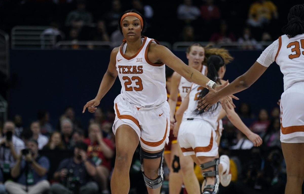 Texas' Aaliyah Moore. (Photo by Big 12)