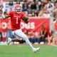 Nov 18, 2023; Houston, Texas, USA; Houston Cougars quarterback Donovan Smith (1) runs the ball during the first quarter against the Oklahoma State Cowboys at TDECU Stadium. Mandatory Credit: Maria Lysaker-USA TODAY Sports