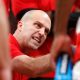 Western Kentucky Hilltoppers head coach Steve Lutz talks to his players during a timeout during NCAA Men’s Basketball Tournament game against the Marquette Golden Eagles, Friday, March 22, 2024, at Gainbridge Fieldhouse in Indianapolis. Marquette Golden Eagles 87-69.