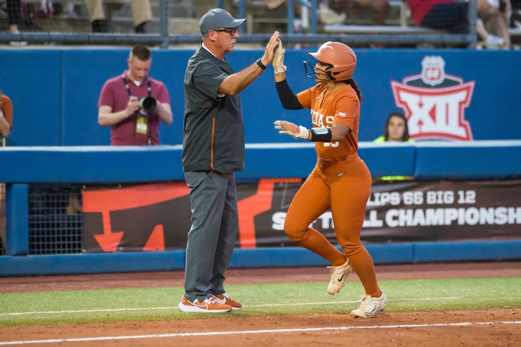 Texas Softball. Mia Scott. Mike White