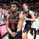 Feb 29, 2024; Pullman, Washington, USA; USC Trojans guard Bronny James (6) walks off the court after a game against the Washington State Cougars at Friel Court at Beasley Coliseum. Washington State Cougars won 75-72. Mandatory Credit: James Snook-USA TODAY Sports