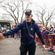 Apr 13, 2024; Hartford, CT, USA; UConn Huskies head coach Dan Hurley is greeted by fans as he and his team arrive at the State Capitol before teams NCAA Mens Basketball Championship victory parade. Mandatory Credit: David Butler II-USA TODAY Sports