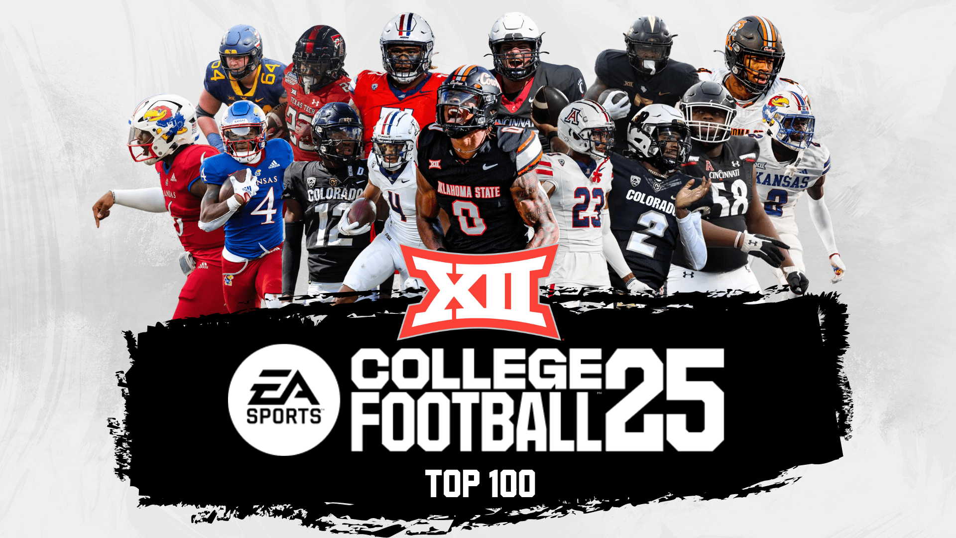 College Football 25 Big 12 Top 100