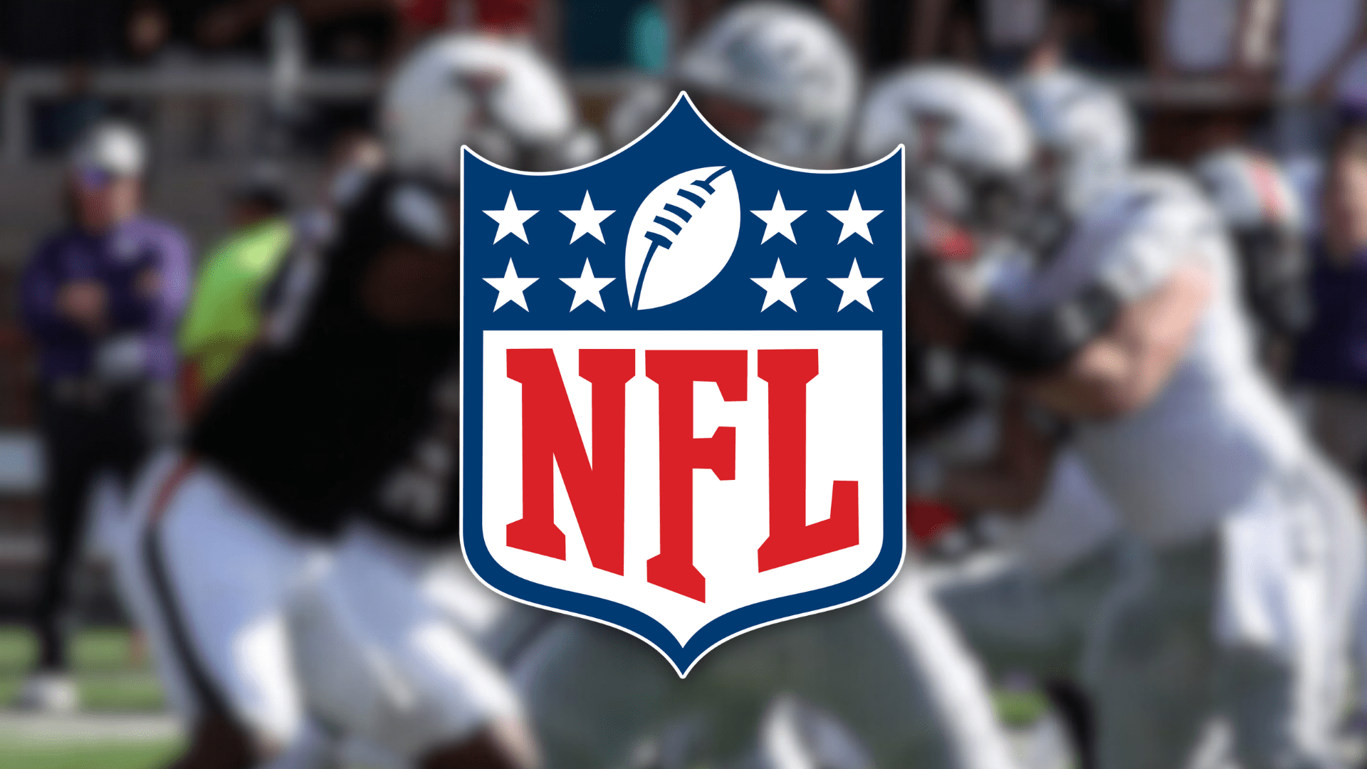 NFL logo on Big 12 background