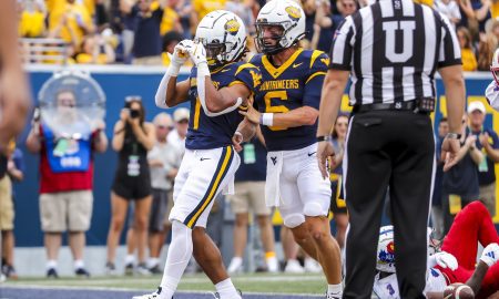 NCAA Football: Kansas at West Virginia