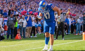 NCAA Football: Houston at Kansas