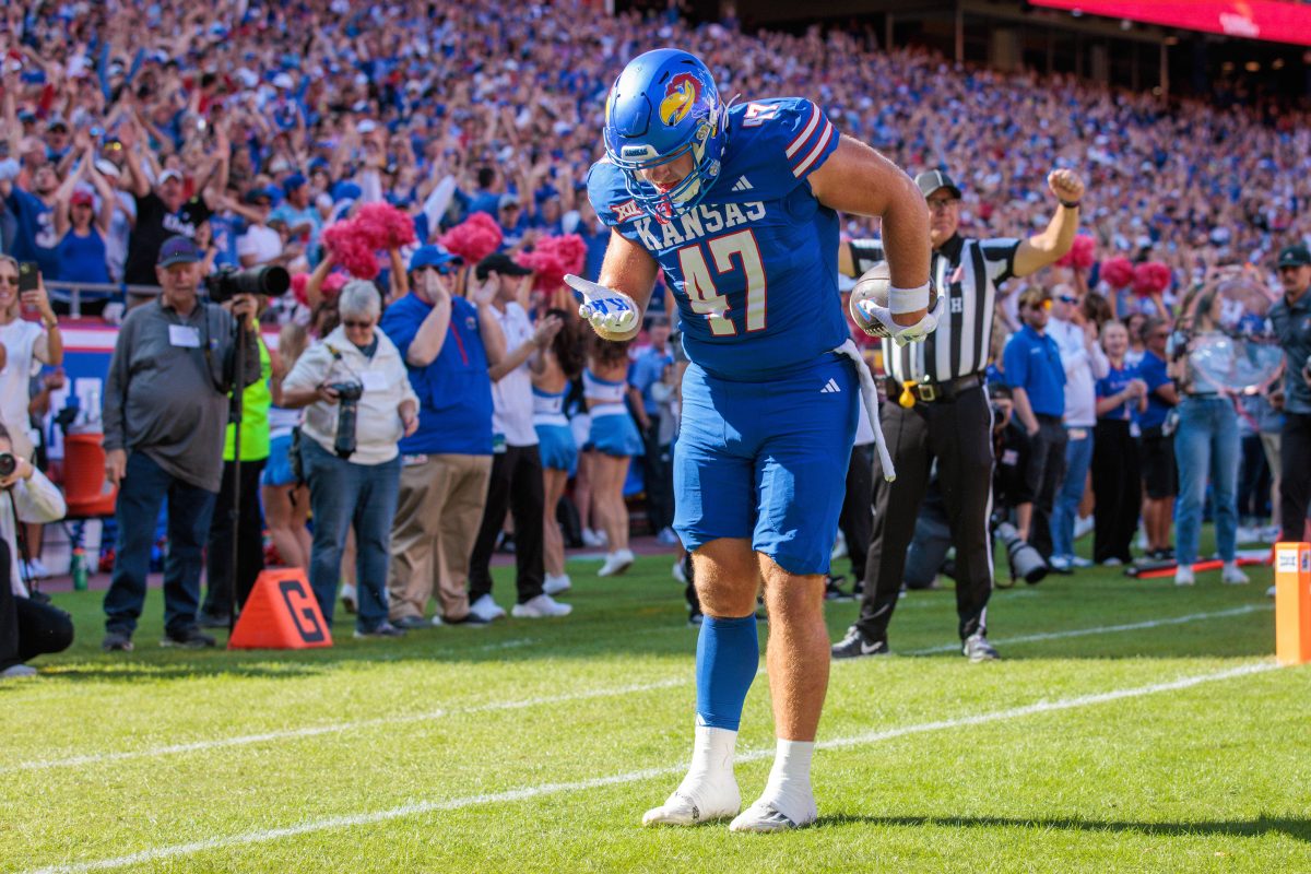 NCAA Football: Houston at Kansas