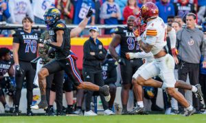 NCAA Football: Iowa State at Kansas