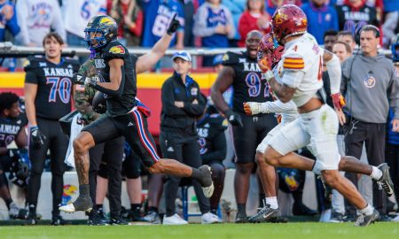 NCAA Football: Iowa State at Kansas
