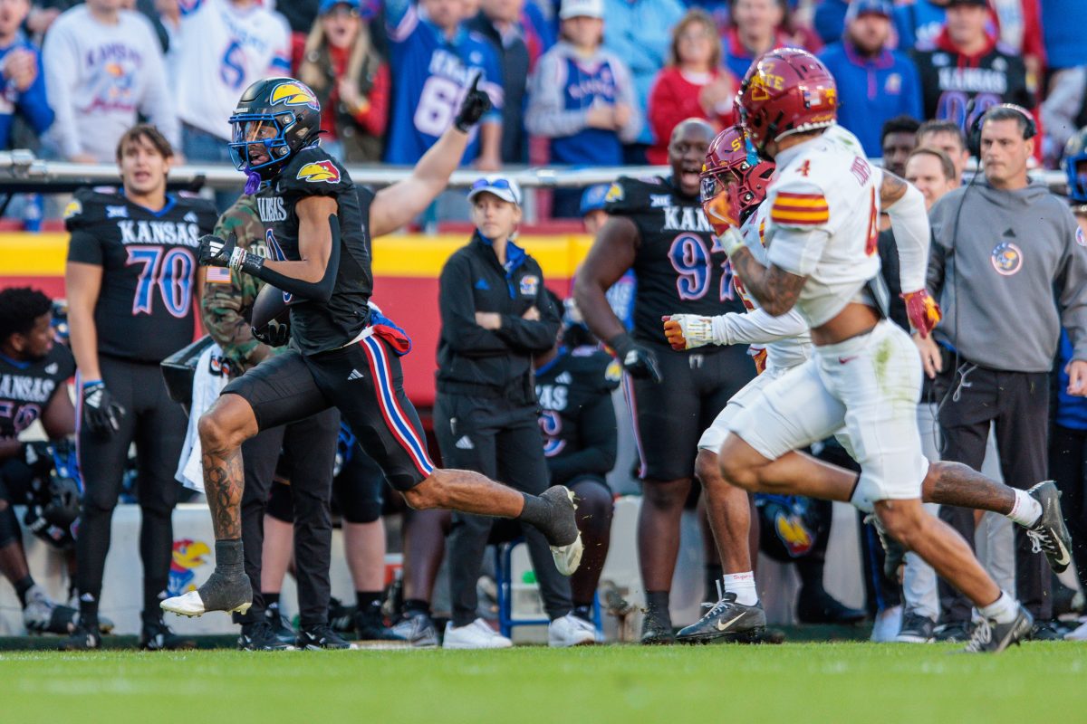 NCAA Football: Iowa State at Kansas
