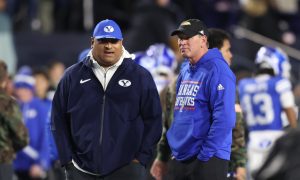 NCAA Football: Kansas at Brigham Young