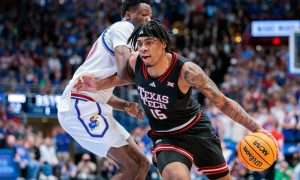 NCAA Basketball: Texas Tech at Kansas