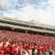 Sep 21, 2024; Lubbock, Texas, USA; The Texas Tech Red Raiders student body throw tortillas at kickoff of the game against the Arizona State Sun Devils at Jones AT&T Stadium and Cody Campbell Field. Mandatory Credit: Michael C. Johnson-Imagn Images