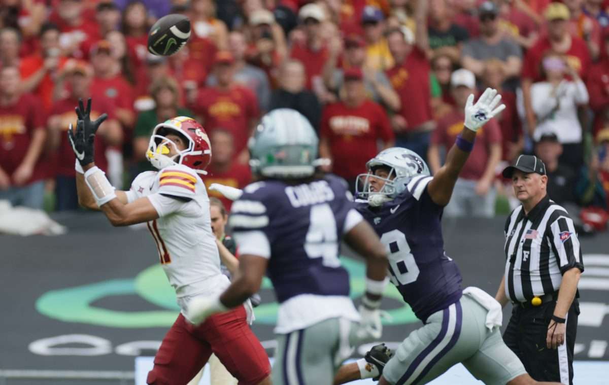 With Kansas State down 17-14 on their own 30-yard line, K-State ran Avery Johnson off tackle and was stopped. Four plays later, Iowa State punched it in with a Rocco Becht seven-yard score to make it 24-14. Kansas State did respond with a quick-strike touchdown from Avery Johnson to Jerand Bradley for a 65-yard touchdown.