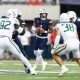 Nov 22, 2025; Tucson, Arizona, USA; Arizona Wildcats quarterback Noah Fifita (1) against the Baylor Bears in the first half at Casino Del Sol Stadium. Mandatory Credit: Mark J. Rebilas-Imagn Images