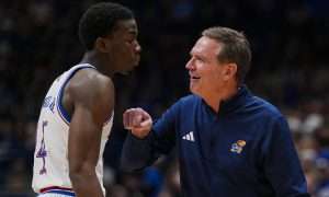 NCAA Basketball: Iowa State at Kansas