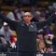 Jan 24, 2026; Boulder, Colorado, USA; UCF Knights head coach Johnny Dawkins calls out in the second half against the Colorado Buffaloes at the CU Events Center. Mandatory Credit: Ron Chenoy-Imagn Images