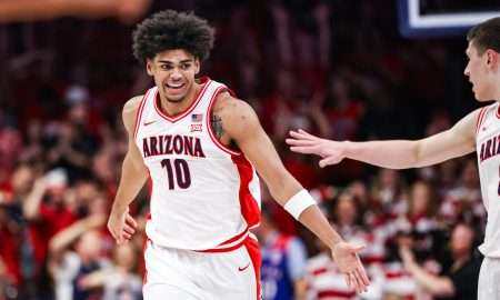 NCAA Basketball: Kansas at Arizona