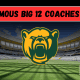 Baylor Bears logo over a football stadium for Heartland College Sports' Anonymous Coaches Survey on head coach Dave Aranda.
