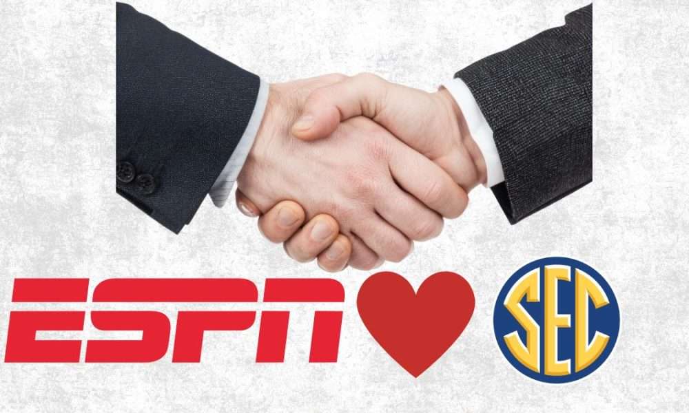 ESPN SEC Handshake and Heart Emoji: Heartland College Sports