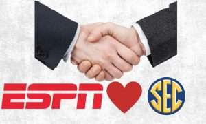 ESPN SEC Handshake and Heart Emoji: Heartland College Sports
