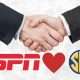 ESPN SEC Handshake and Heart Emoji: Heartland College Sports