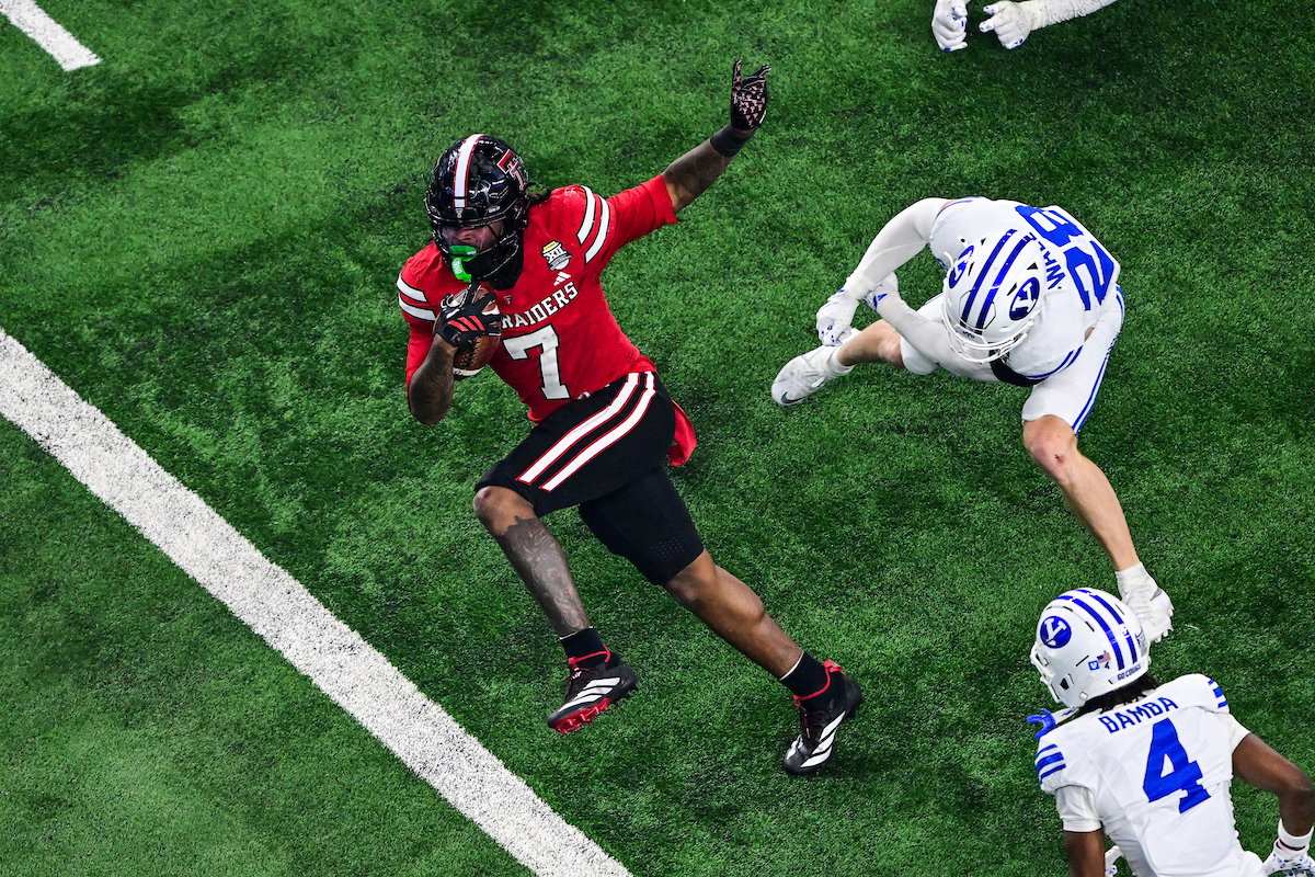 Terrance Carter Jr. Texas Tech Big 12 Championship Game 2025 vs. BYU
