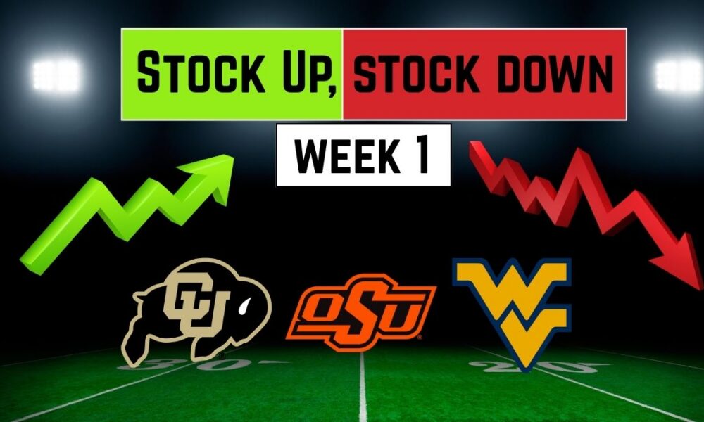 Big 12 Week 1 Stock Up Stock Down 2026
