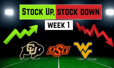 Big 12 Week 1 Stock Up Stock Down 2026