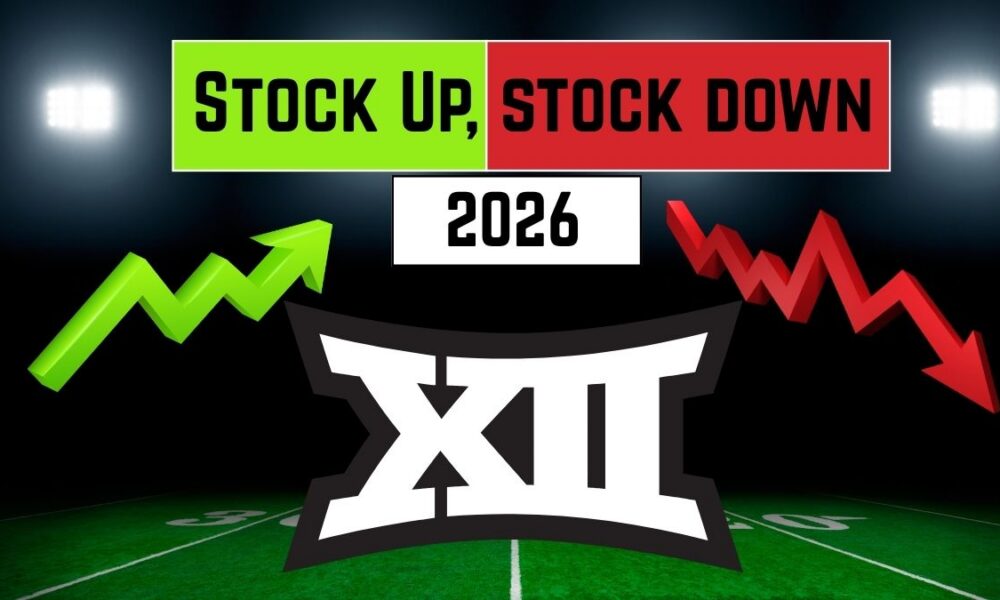 Generic Stock Up Stock Down for 2026 Big 12 Season