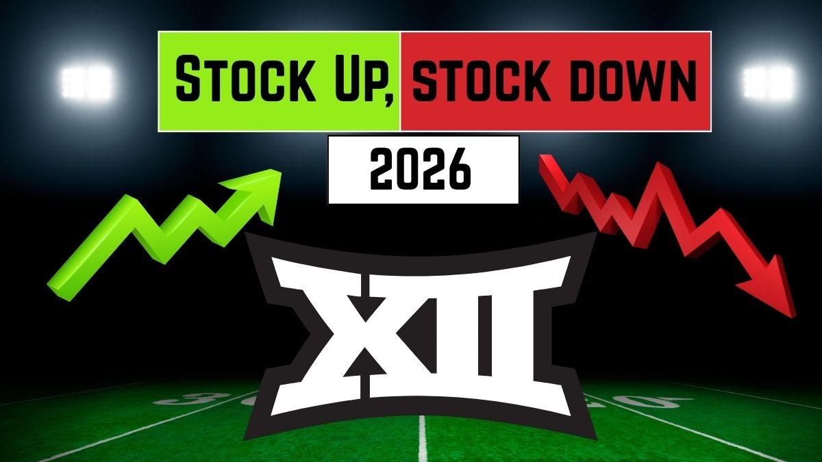 Generic Stock Up Stock Down for 2026 Big 12 Season