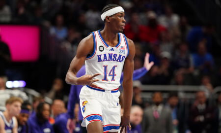 Melvin Council Jr. Kansas Jayhawks at the 2026 Big 12 Tournament
